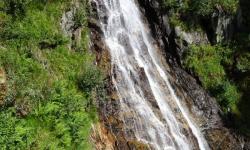 Steig entlang dem Oberen Almbachl. Wasserfall.