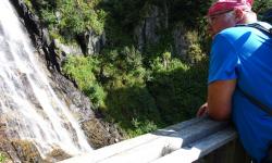 Aussichtsplattform zum Wasserfall