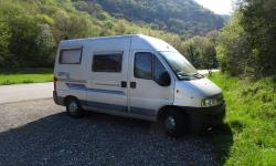 Parkplatz am Beginn der Wanderung