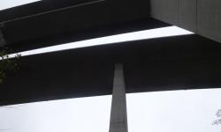 Autobahnbrücke nach dem Assingbergtunnel