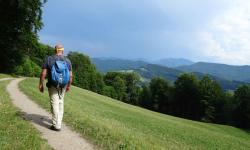 Wir wandern richtung Oberzögernitz.